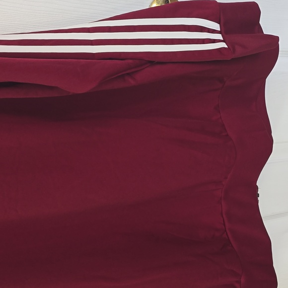 NWT Adidas Women's Burgundy Track Jacket PrimeGreen Full Zip Size 3X - Picture 8 of 16